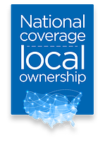 National Coverage Local Ownership badge