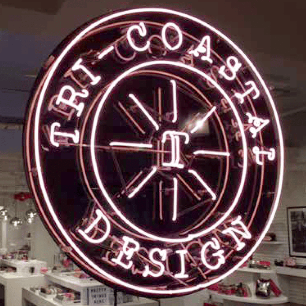 tri-coastal design logo in storefront