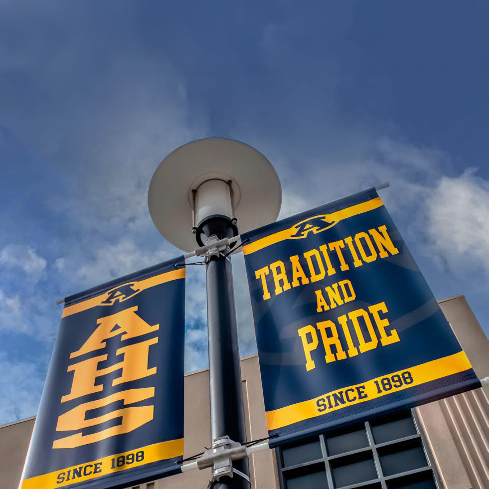 Anaheim Union High School banners