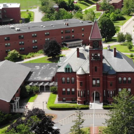 Aerial view of Pinkerton Academy in New Hampshire