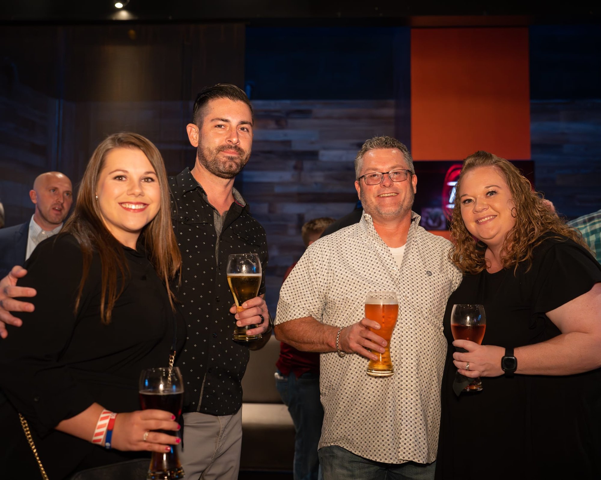 Candid shot of attendees of Security 101 Appreciation Event at Happiest Hour in Dallas, TX