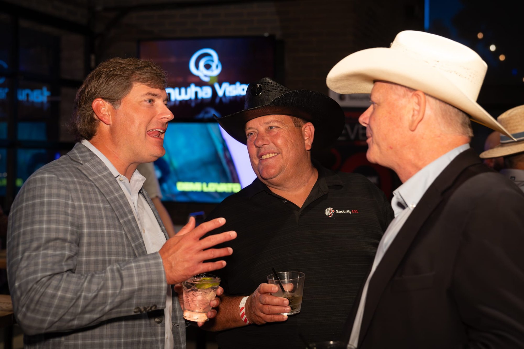 Candid shot of attendees of Security 101 Appreciation Event at Happiest Hour in Dallas, TX