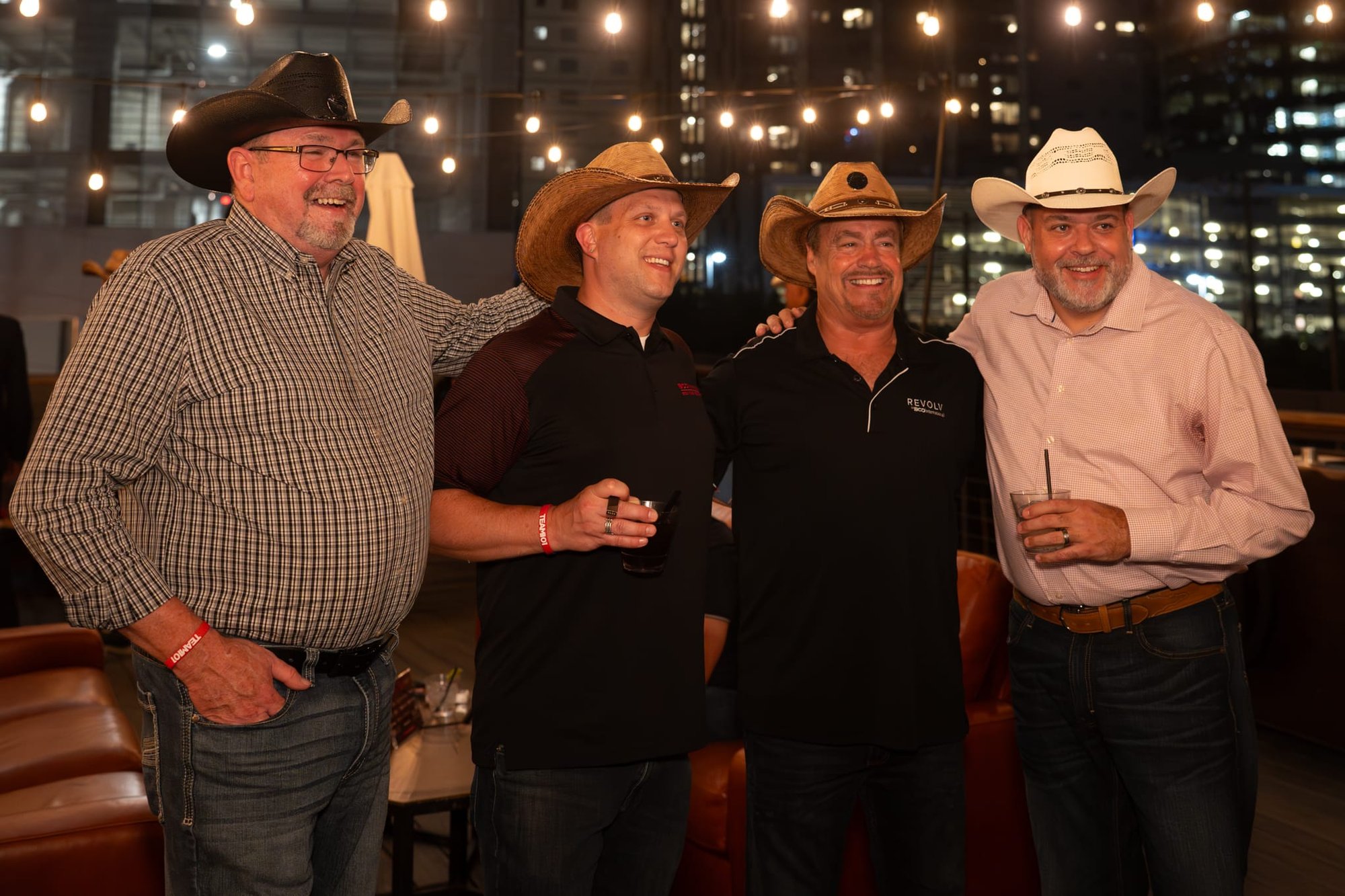 Candid shot of attendees of Security 101 Appreciation Event at Happiest Hour in Dallas, TX