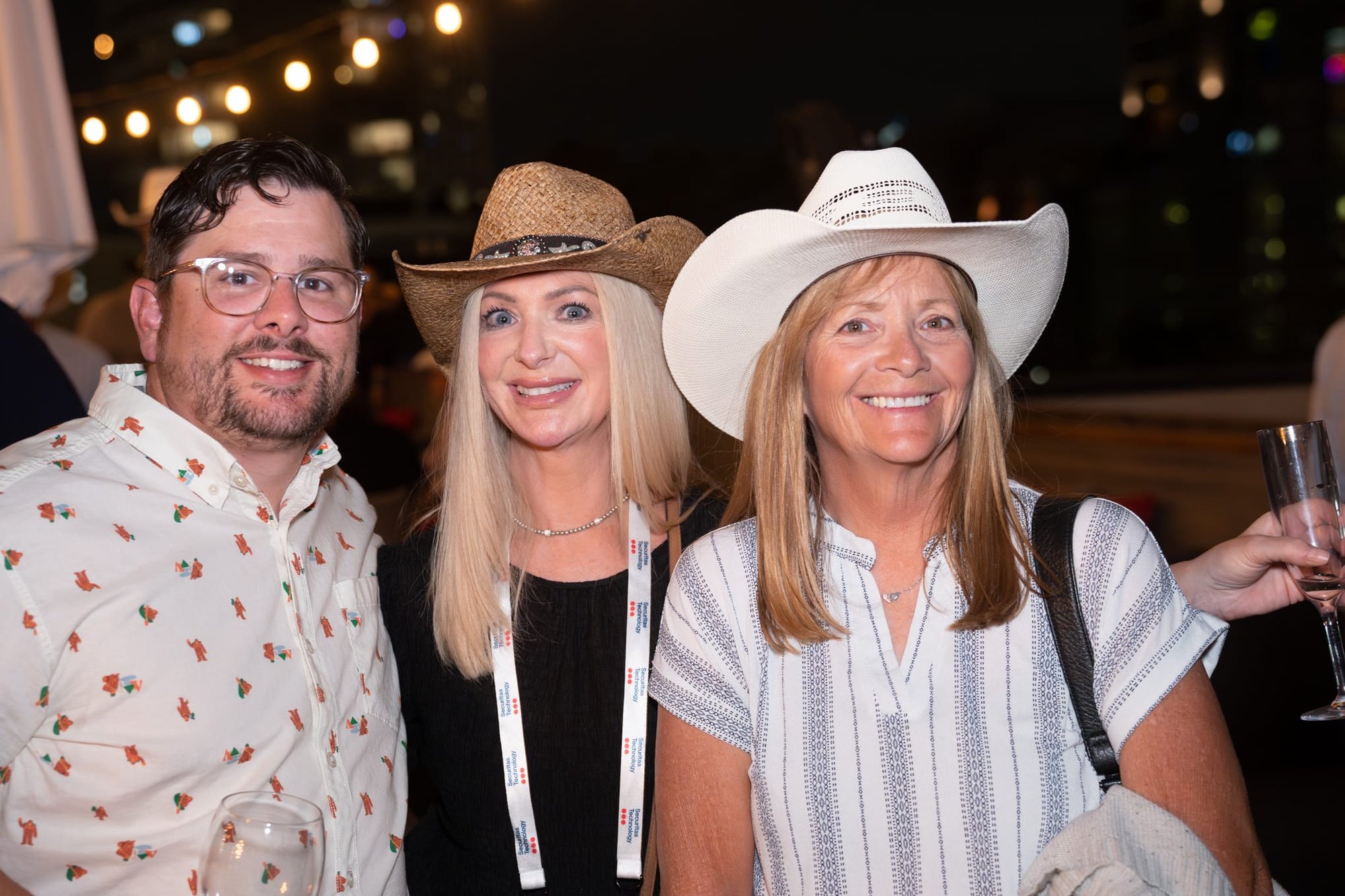 Candid shot of attendees of Security 101 Appreciation Event at Happiest Hour in Dallas, TX