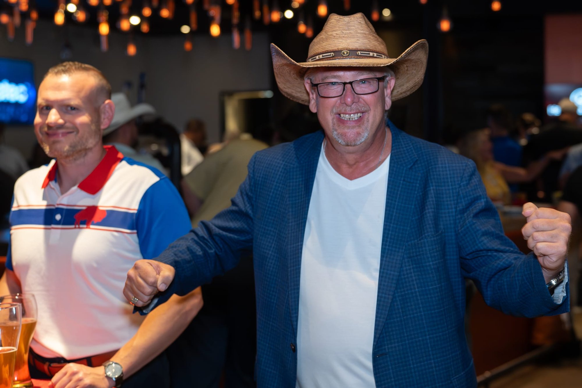 Candid shot of attendees of Security 101 Appreciation Event at Happiest Hour in Dallas, TX