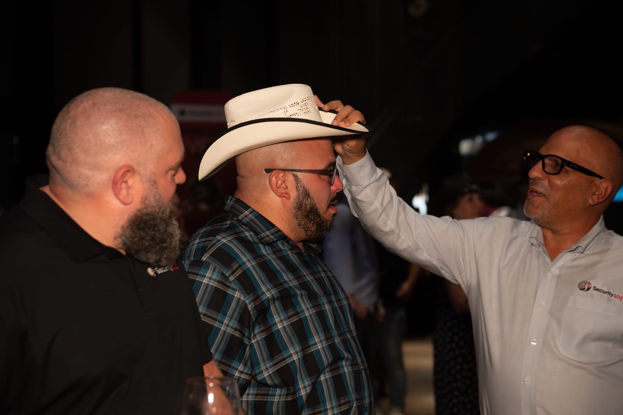 Candid shot of attendees of Security 101 Appreciation Event at Happiest Hour in Dallas, TX