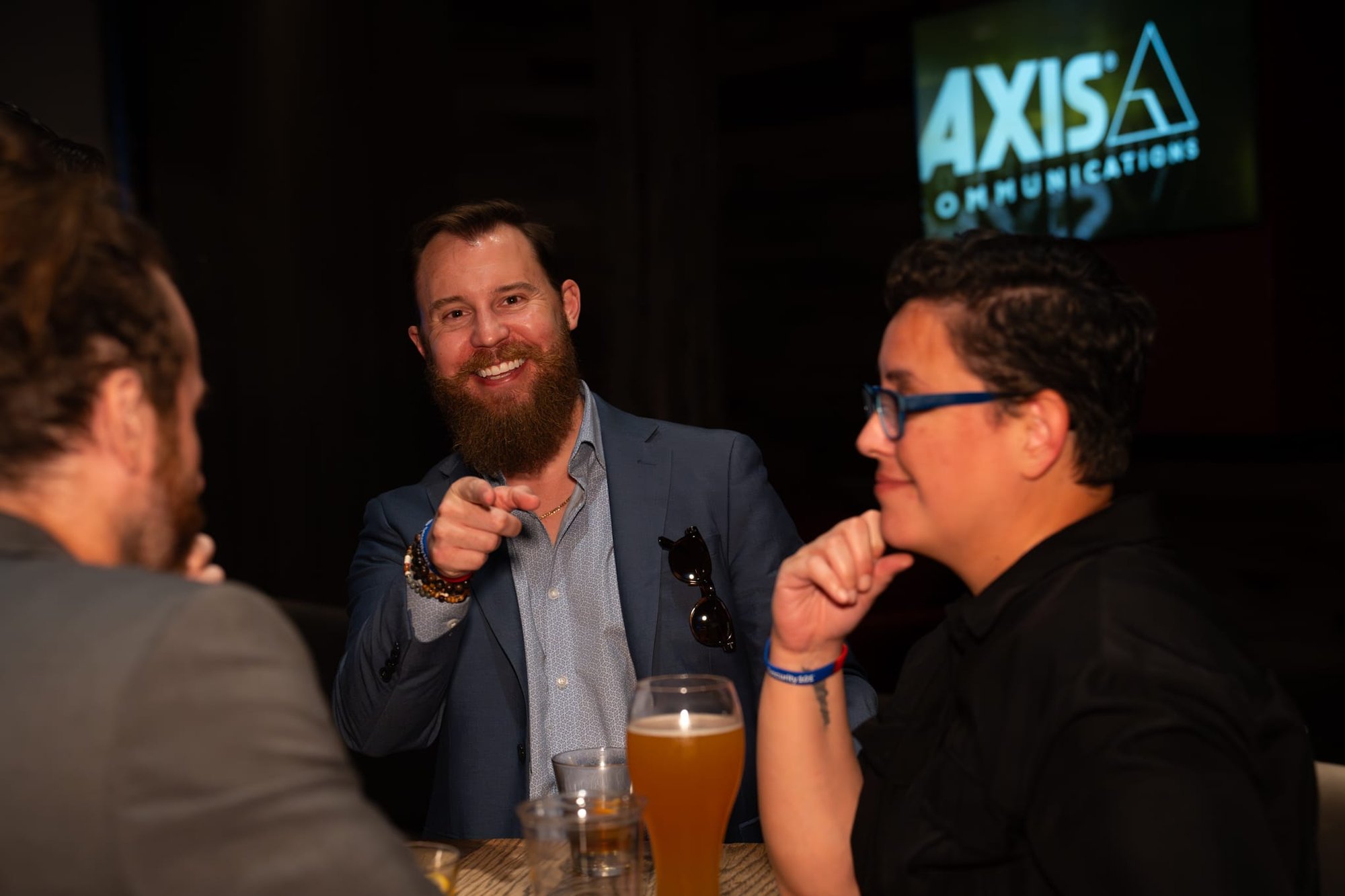 Candid shot of attendees of Security 101 Appreciation Event at Happiest Hour in Dallas, TX