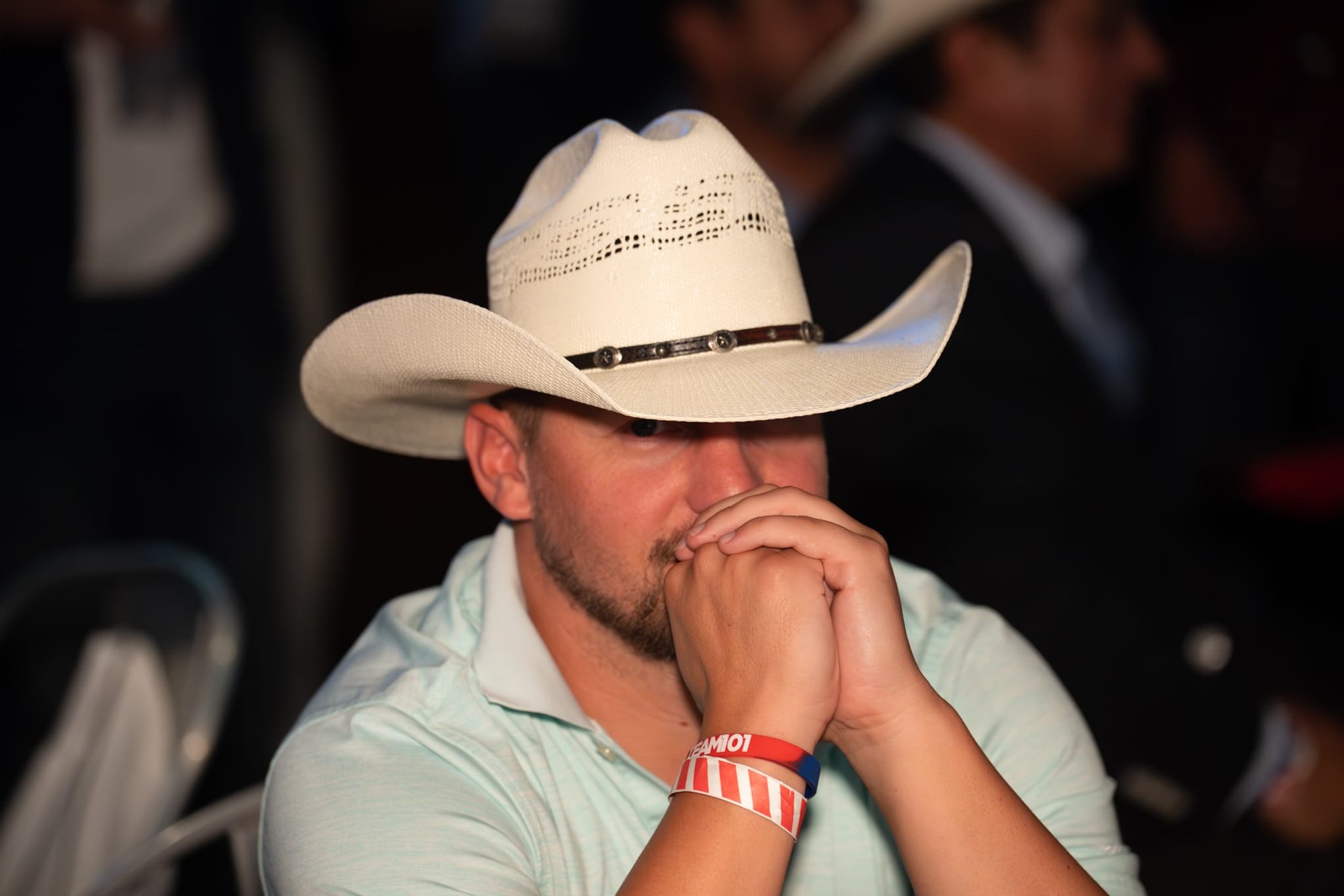 Candid shot of attendee of Security 101 Appreciation Event at Happiest Hour in Dallas, TX