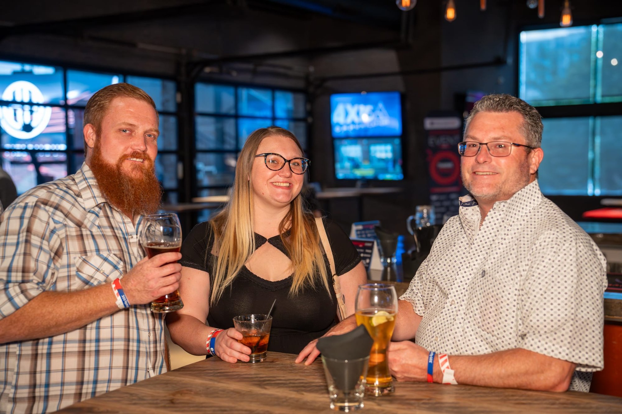 Candid shot of attendees of Security 101 Appreciation Event at Happiest Hour in Dallas, TX