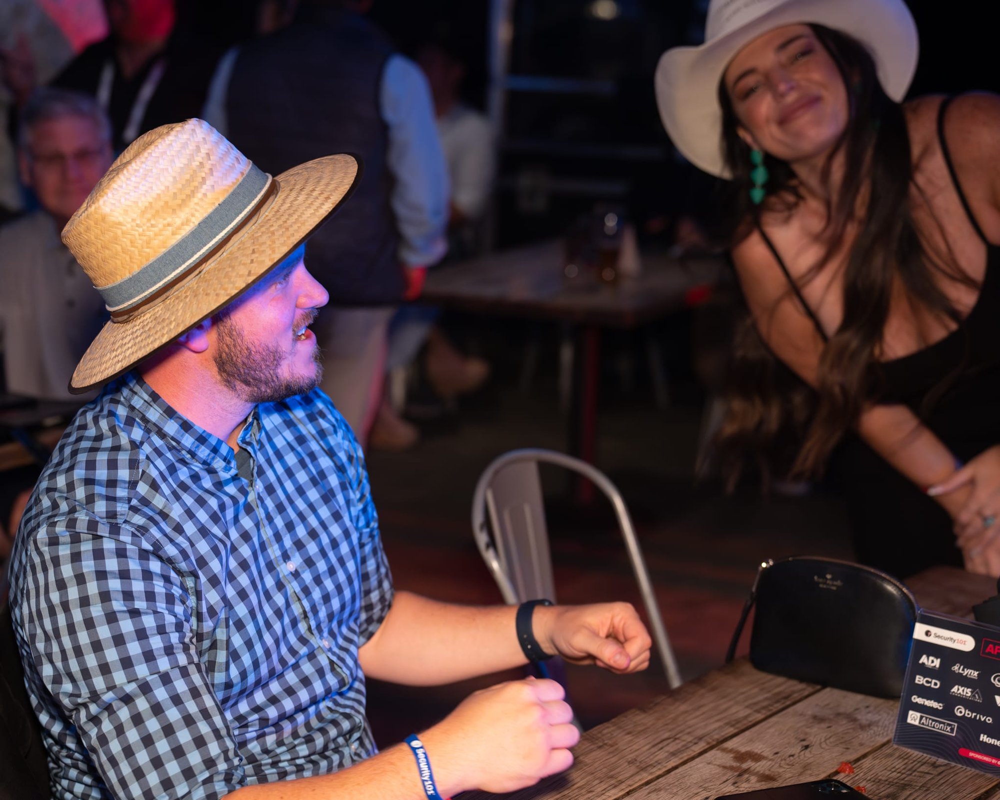 Candid shot of attendees of Security 101 Appreciation Event at Happiest Hour in Dallas, TX