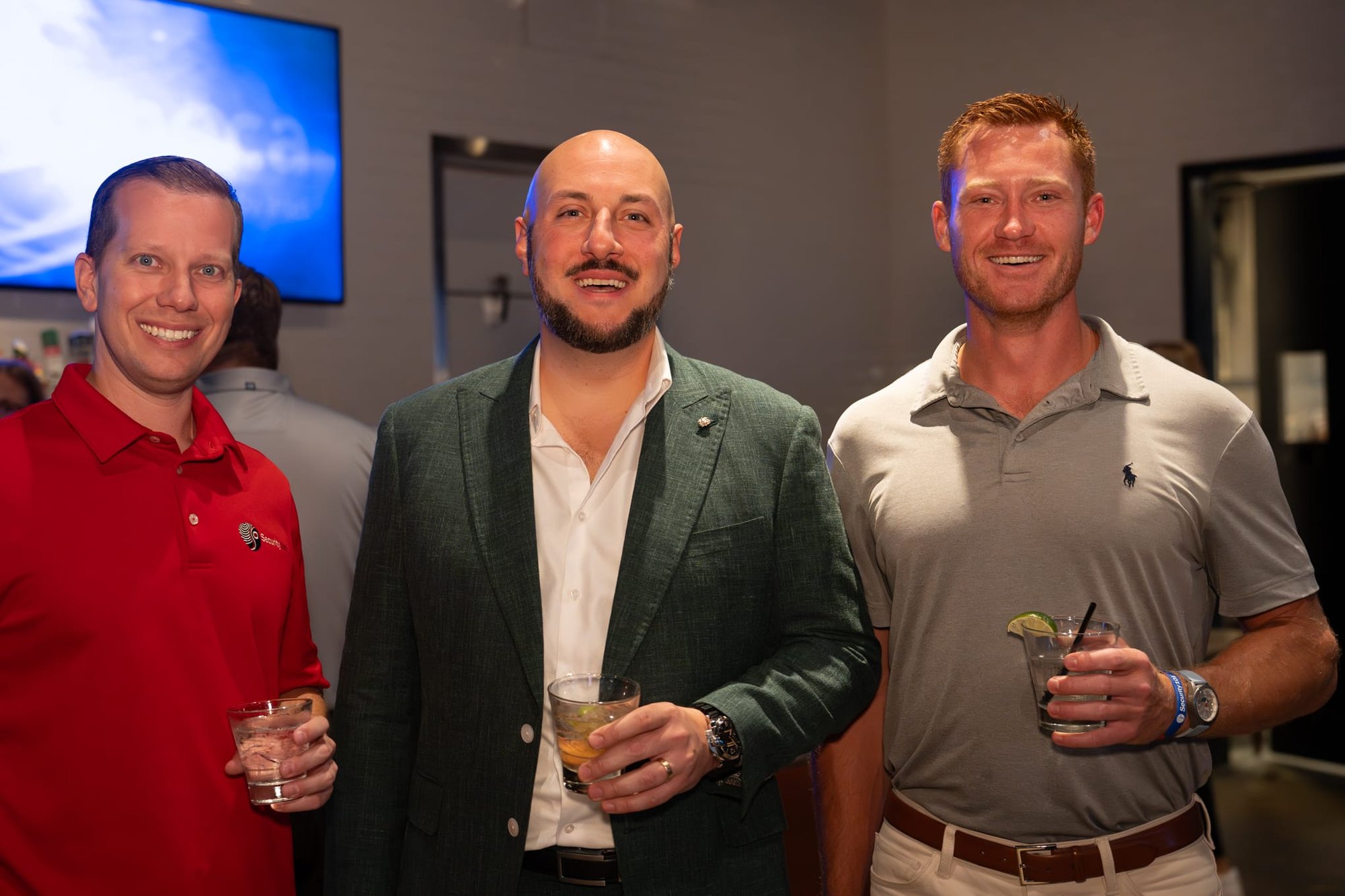 Candid shot of attendees of Security 101 Appreciation Event at Happiest Hour in Dallas, TX