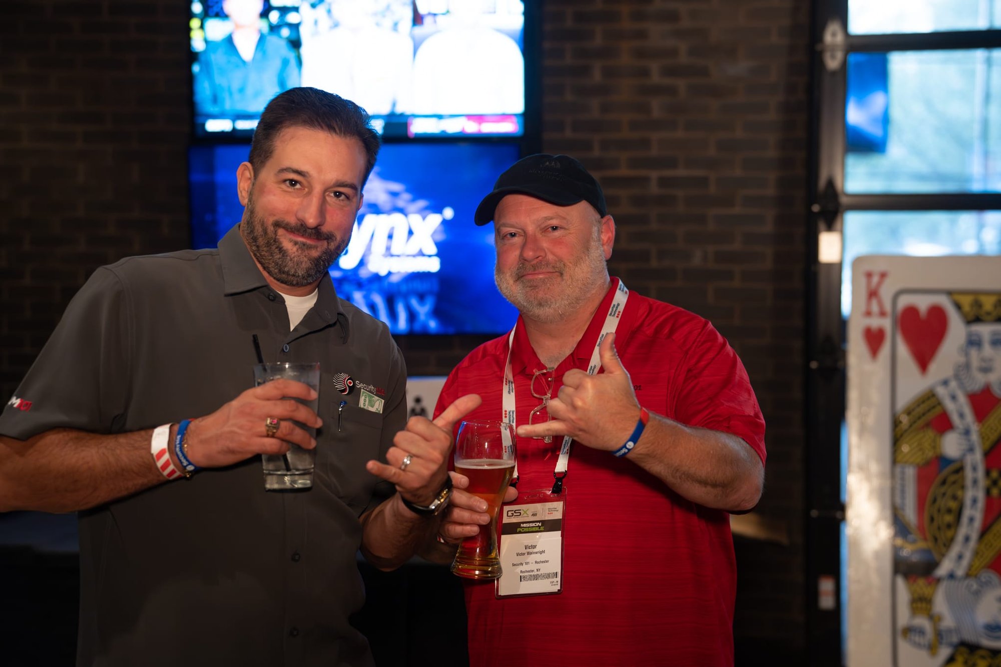 Candid shot of attendees of Security 101 Appreciation Event at Happiest Hour in Dallas, TX