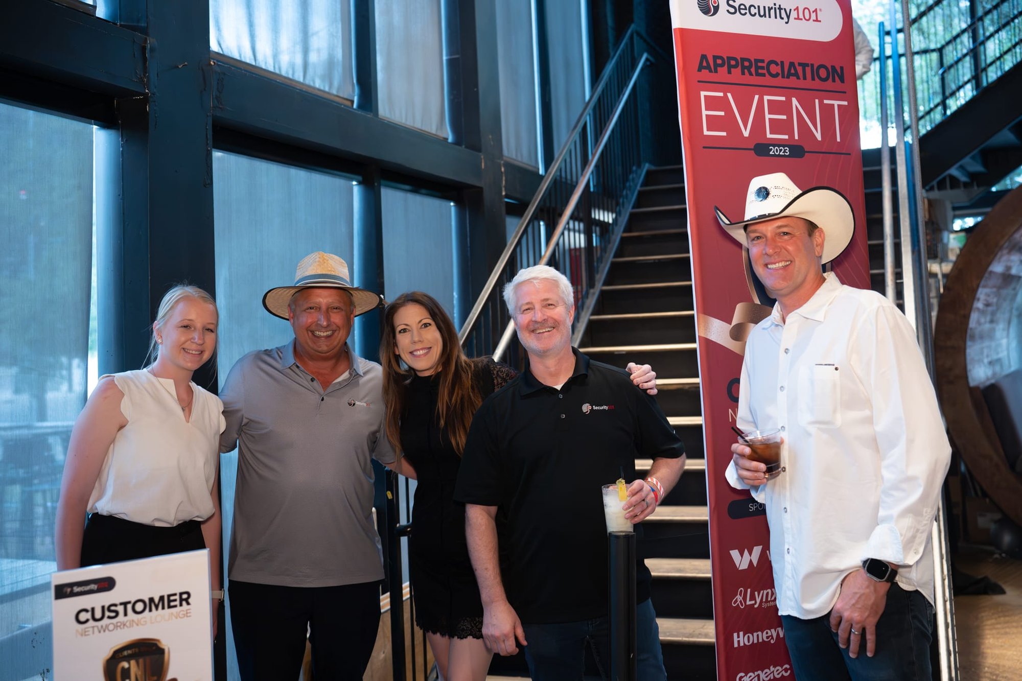 Candid shot of attendees of Security 101 Appreciation Event at Happiest Hour in Dallas, TX