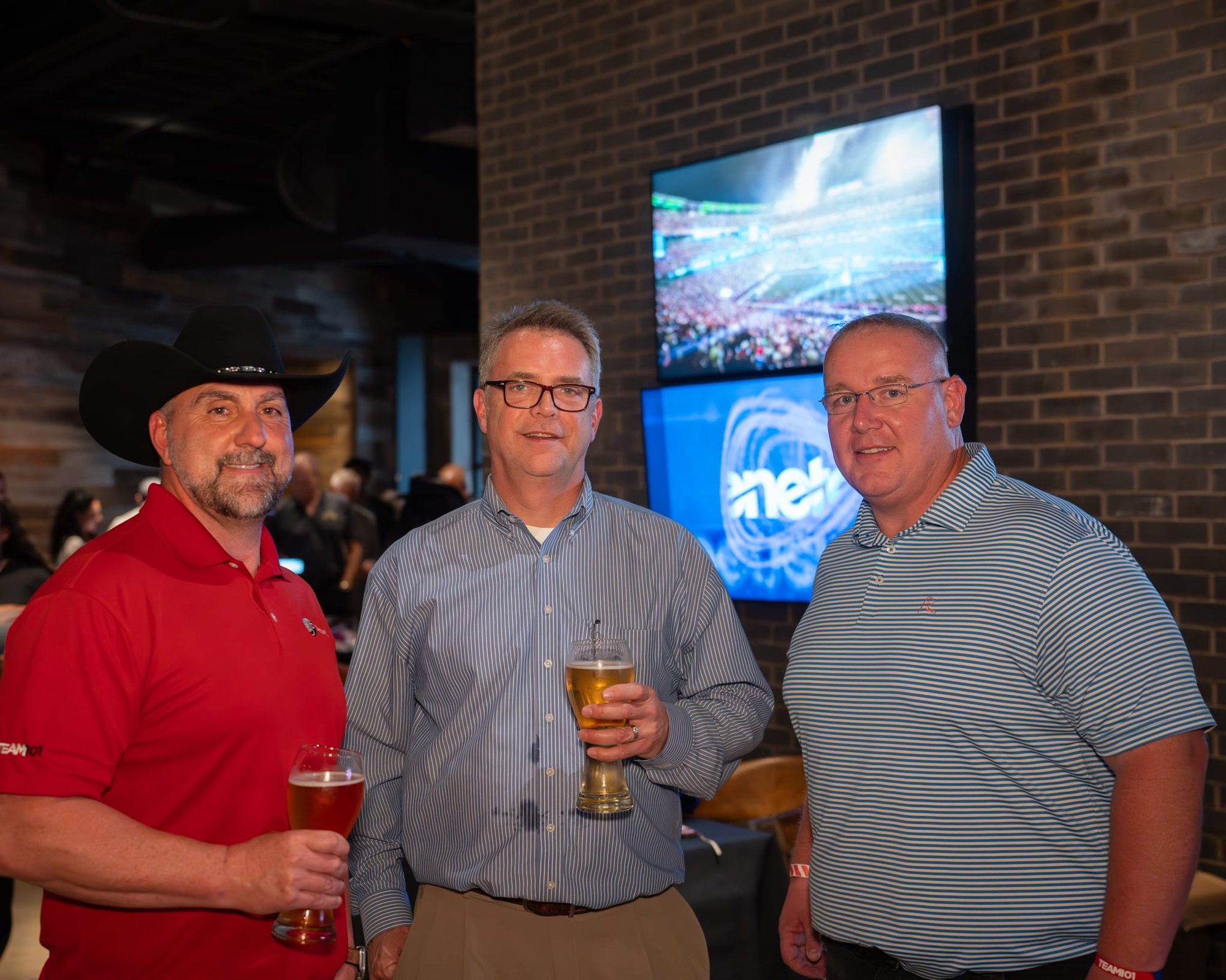 Candid shot of attendees of Security 101 Appreciation Event at Happiest Hour in Dallas, TX