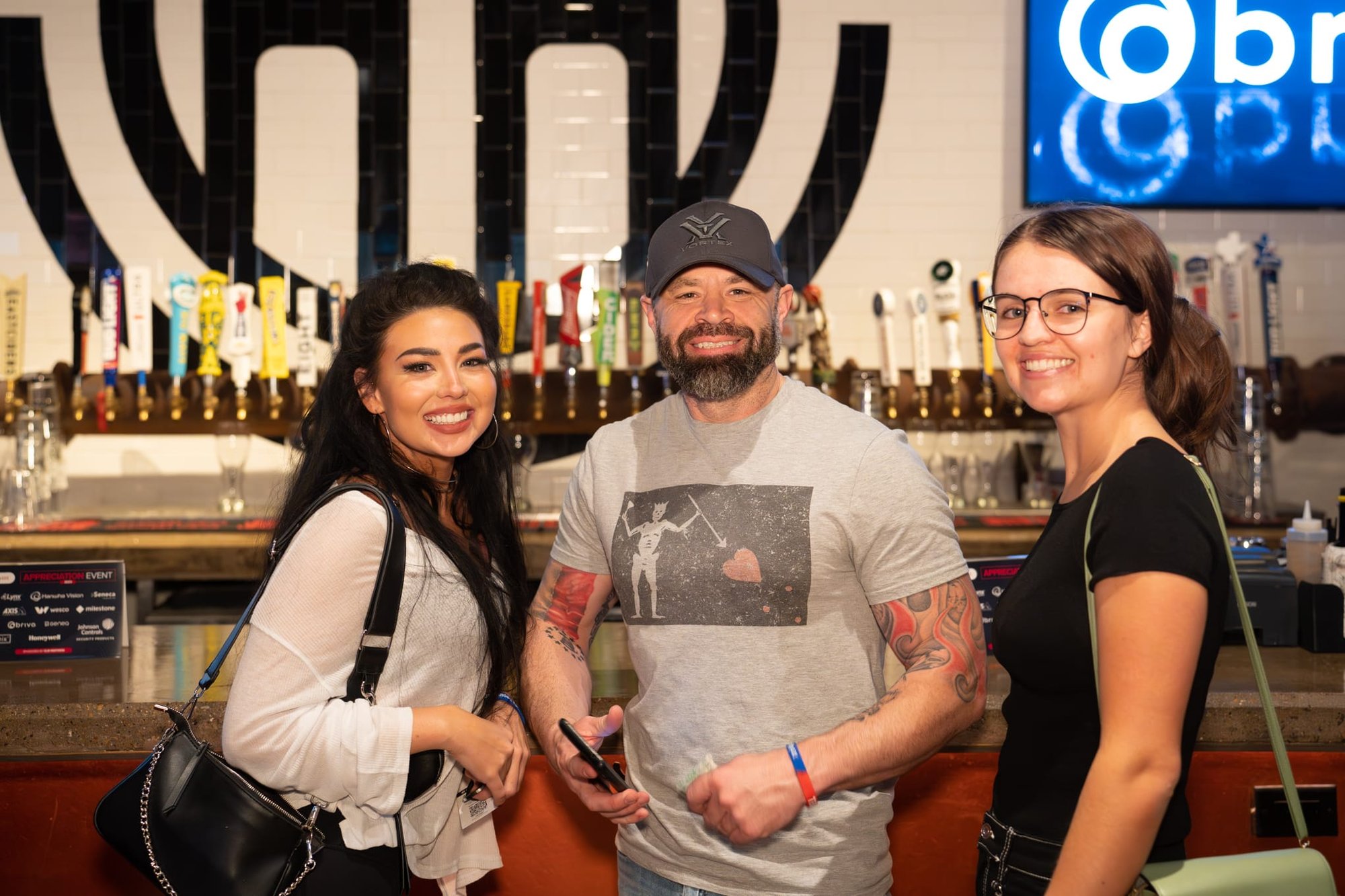 Candid shot of attendees of Security 101 Appreciation Event at Happiest Hour in Dallas, TX