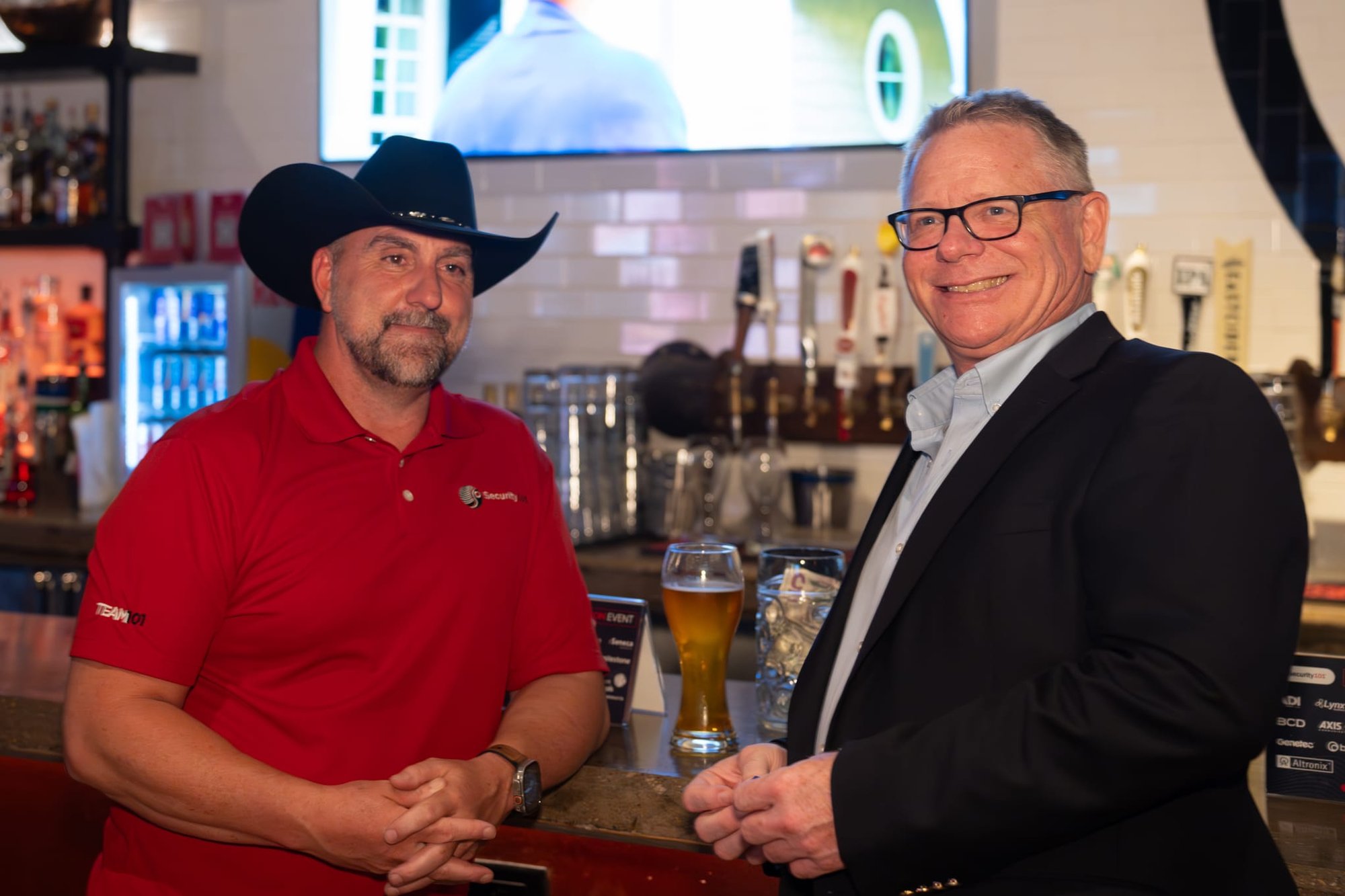 Candid shot of attendees of Security 101 Appreciation Event at Happiest Hour in Dallas, TX