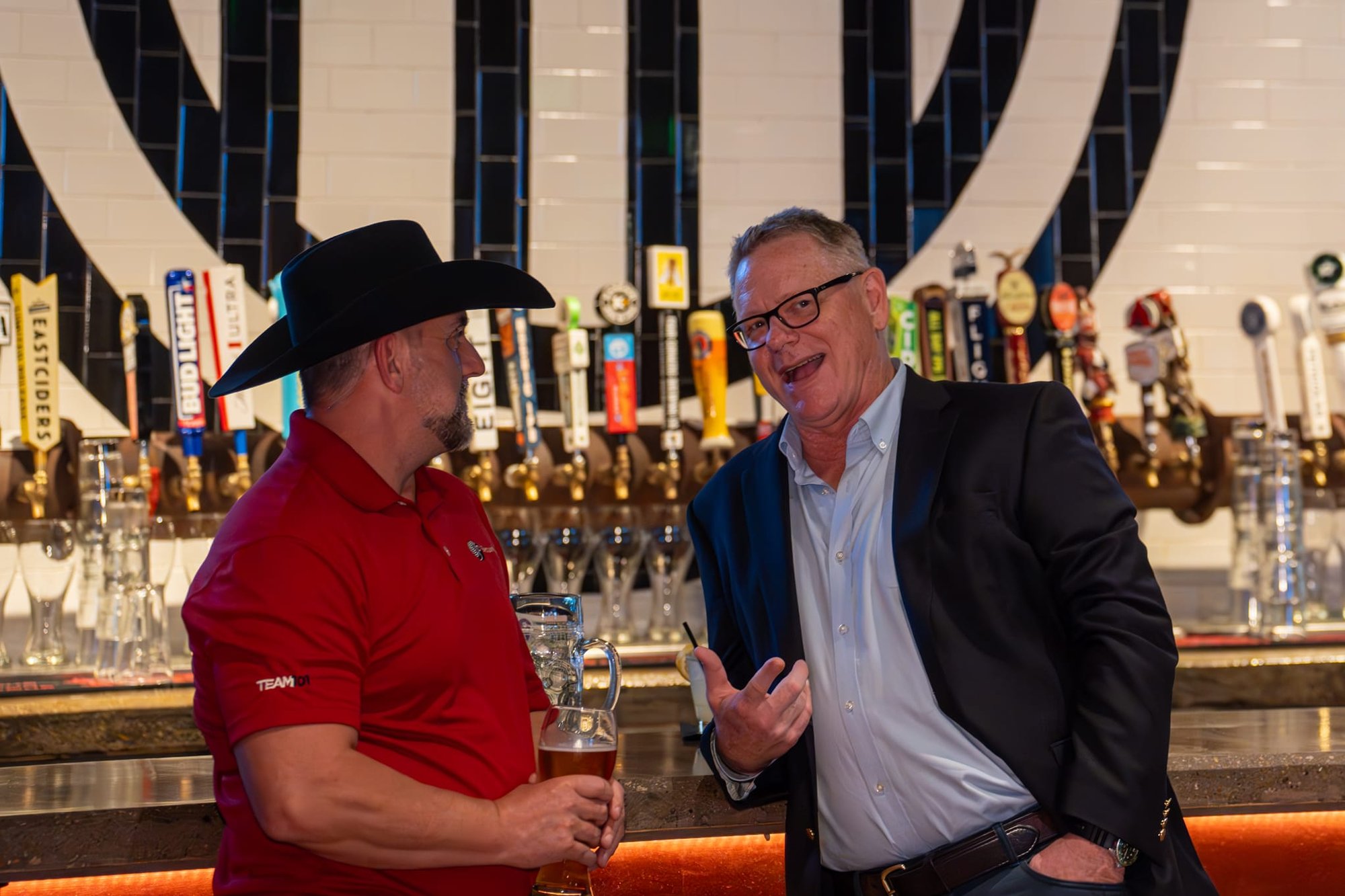 Candid shot of attendees of Security 101 Appreciation Event at Happiest Hour in Dallas, TX