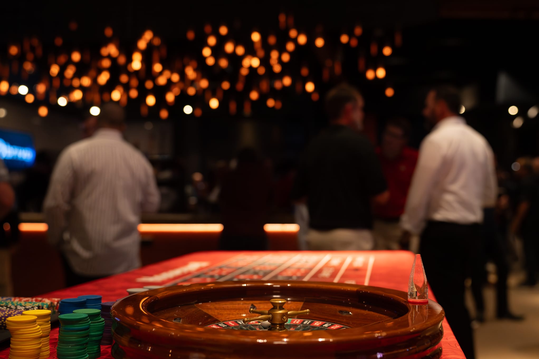 Elite Casino Events set up games for Security 101 Appreciation Event at Happiest Hour in Dallas, TX