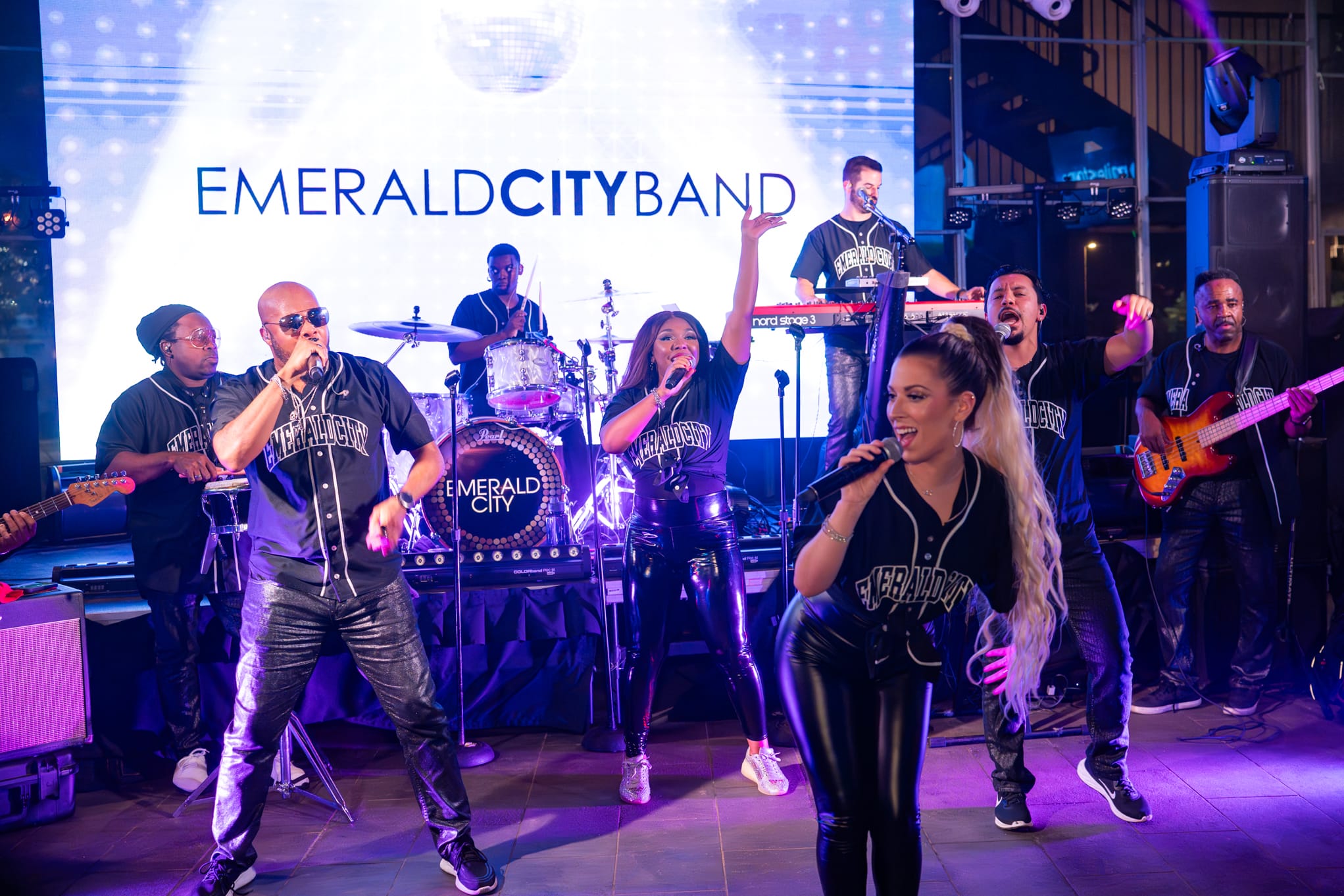 Emerald City Band performs for Security 101 Appreciation Event at Happiest Hour in Dallas, TX