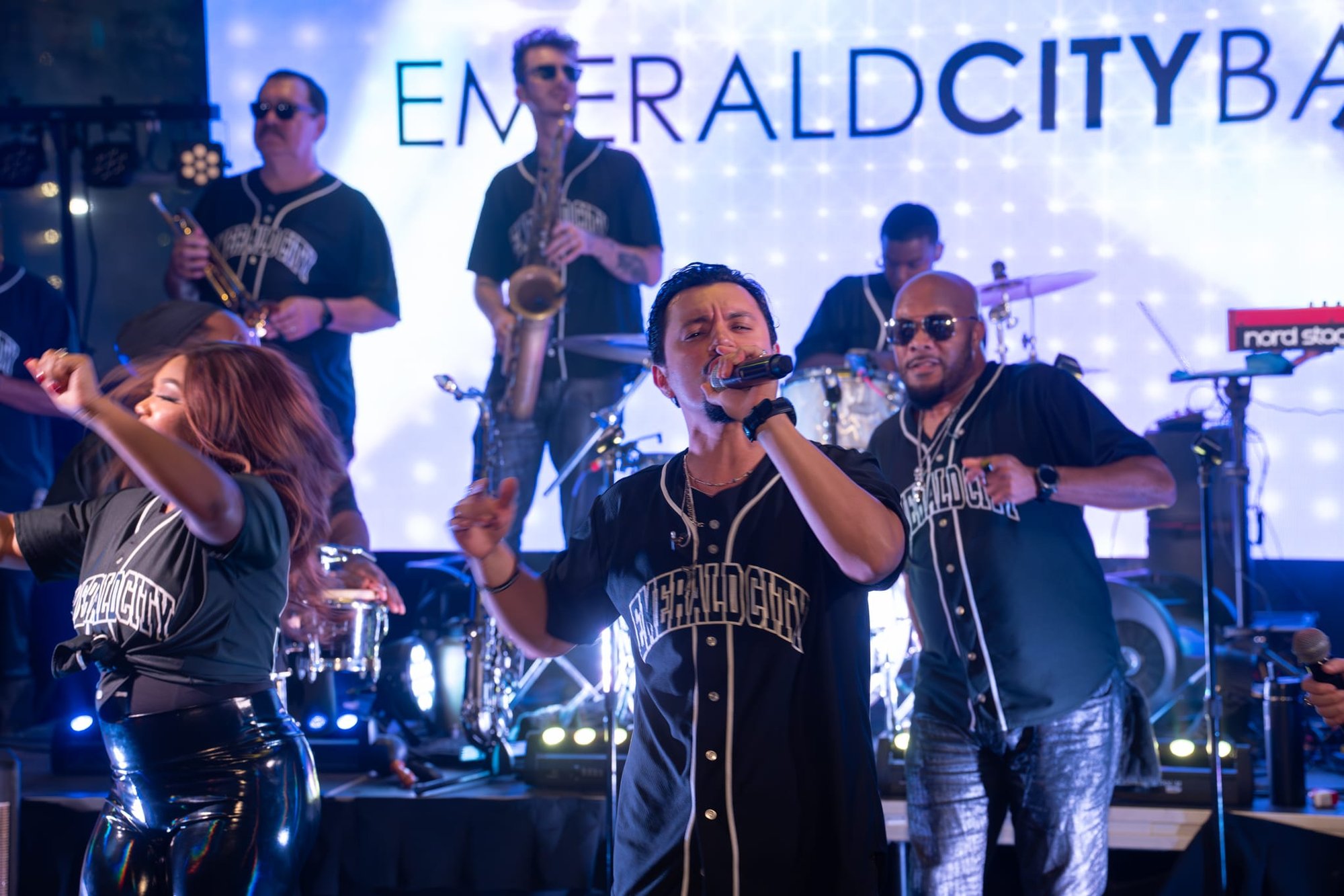 Emerald City Band performs for Security 101 Appreciation Event at Happiest Hour in Dallas, TX