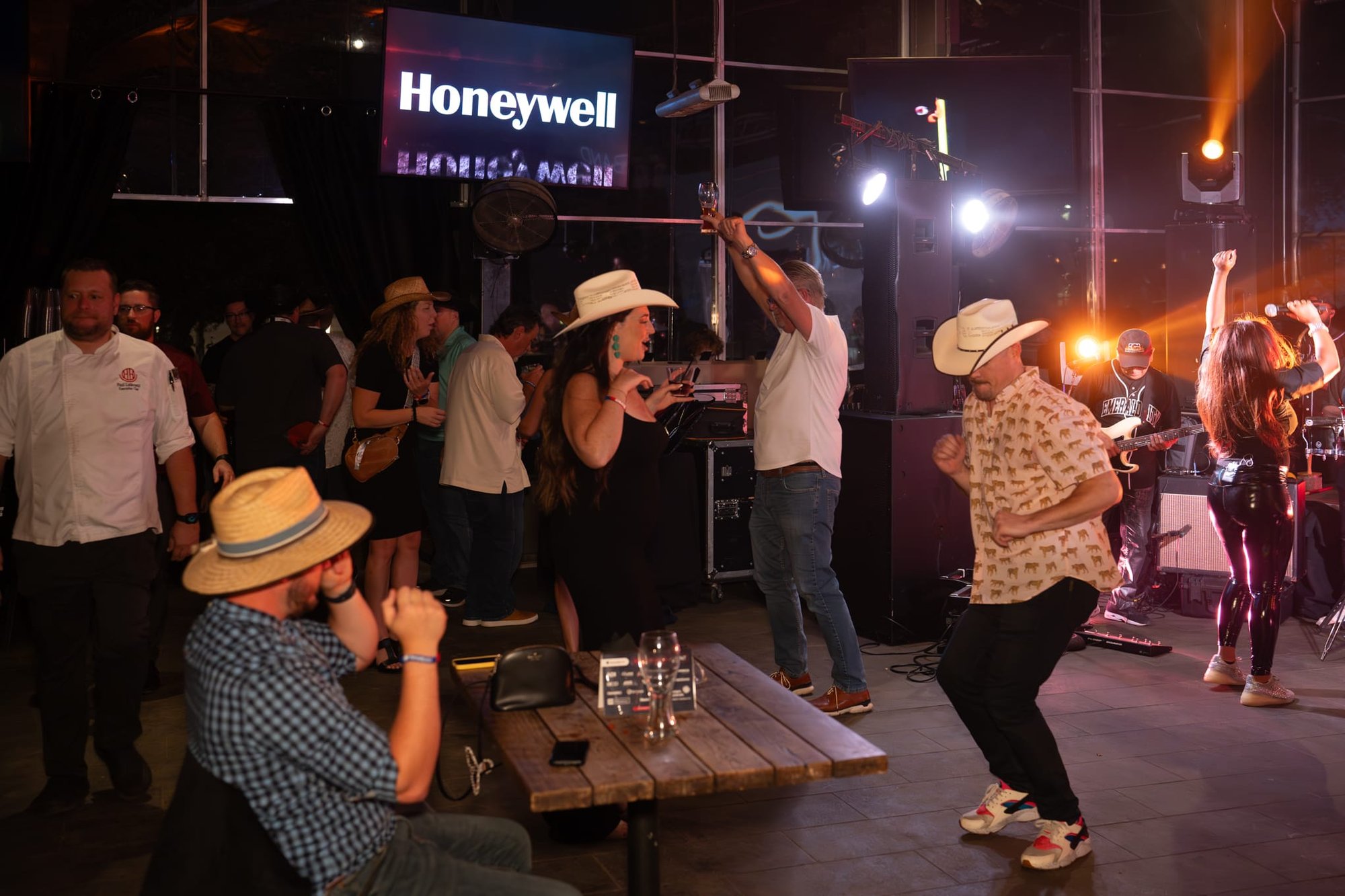 Emerald City Band performs for Security 101 Appreciation Event at Happiest Hour in Dallas, TX