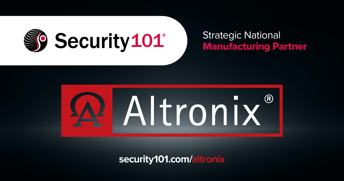 Altronix — National strategic partners with Security 101®