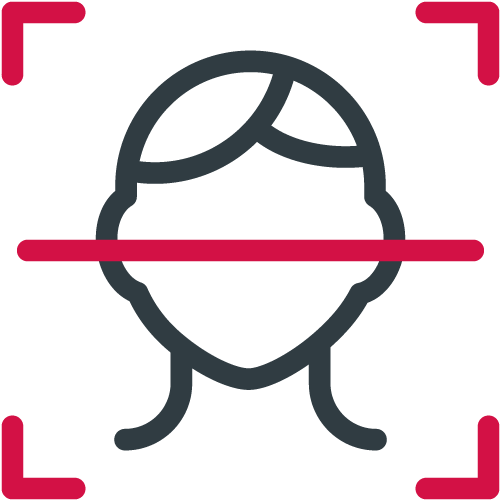 facial recognition icon